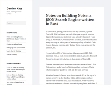 Tablet Screenshot of damienkatz.net